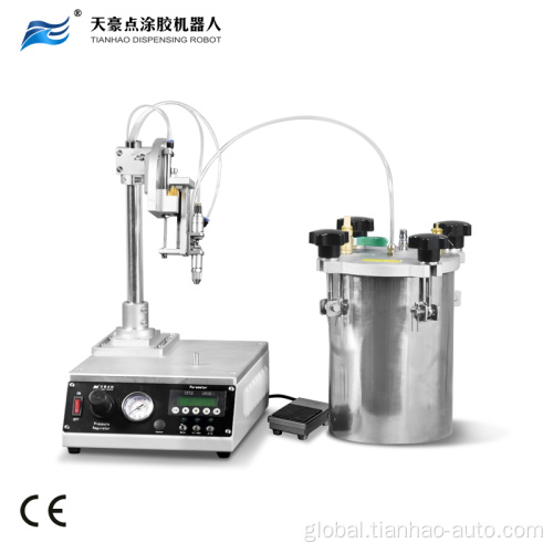 Gluing Machine Robot circular products automatic robot glue dispenser Rotary Table dispenser Factory